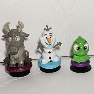 ✨️4/$12✨️ Walt Disney / Pixar Chibi Snapz Frozen Olaf Sven -‎ Tangled Pascal